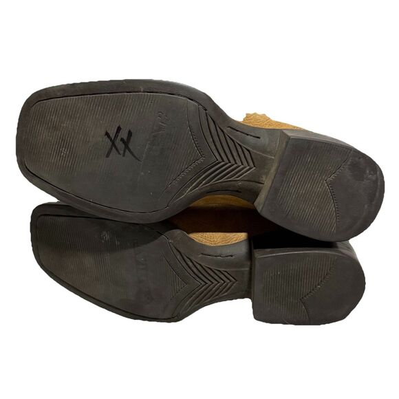 Ariat Men's Sport Pardner Matte Tan Brown Square Toe Cowboy Boots Size 7.5 - Picture 9 of 10